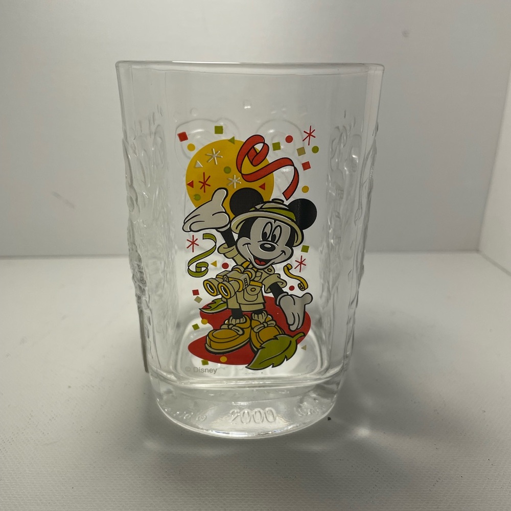 Walt Disney World Year 2000 Celebration Glass Cups McDonalds (1pc)
